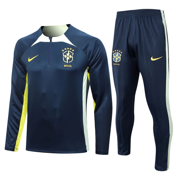 Sudadera De Training Brasil 2023-2024 Azul